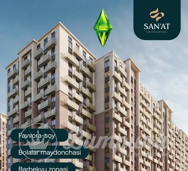 Евродвушка в ЖК NRG-Bi Sanat 