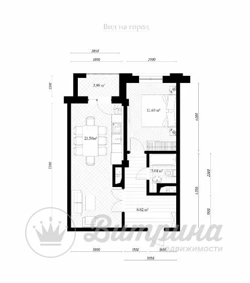 2-комнатная квартира, Мирзо-Улугбекский район район